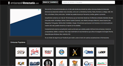 Desktop Screenshot of emisorasdevenezuela.com